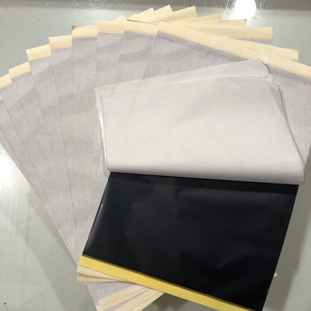 Set 10 tờ giấy than Scan in hình dùng 1 lần