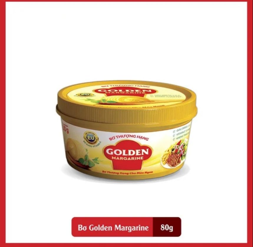 Combo 2 Bơ Thượng Hạng Golden Margarine 80gr
