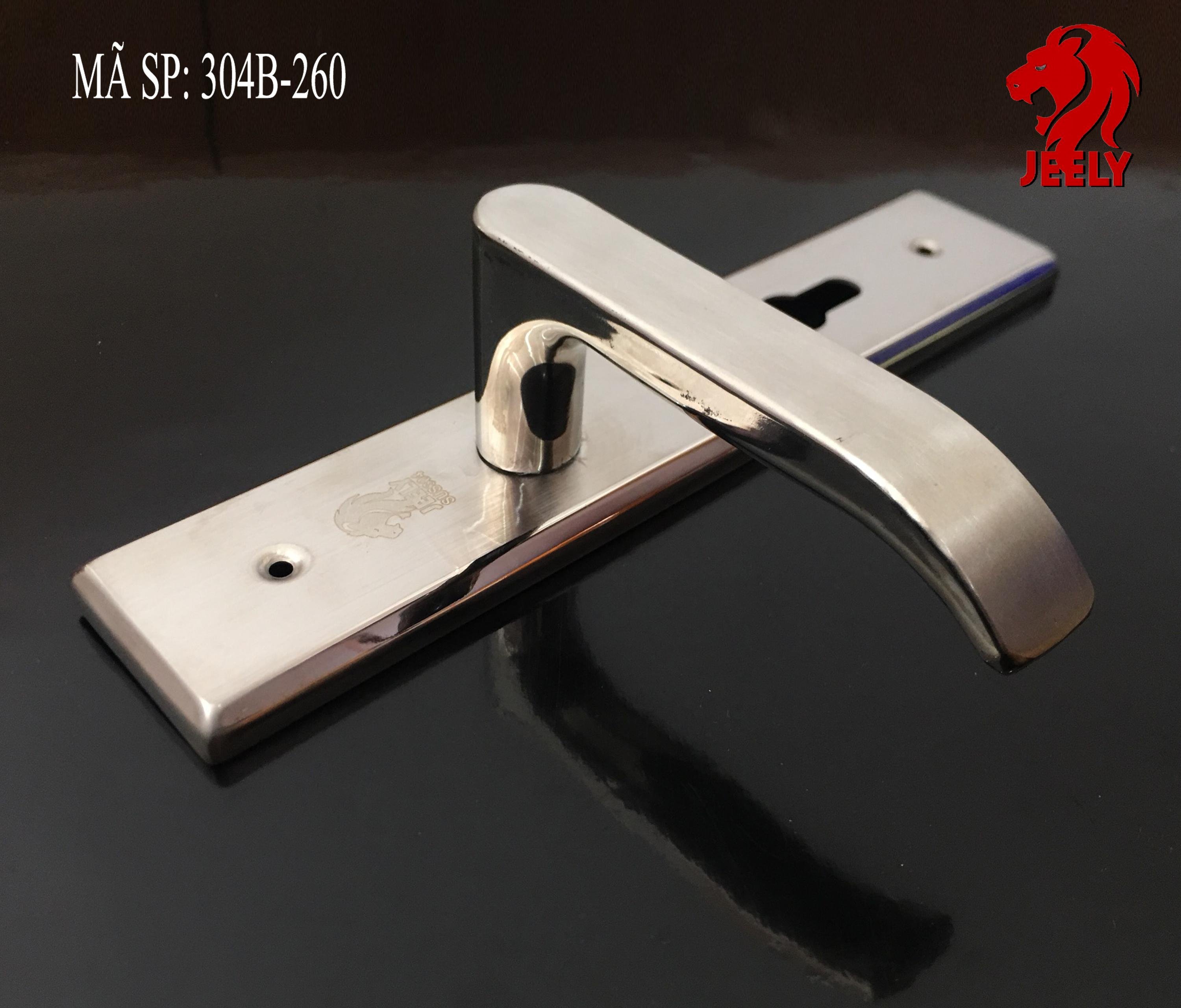 Khóa tay gạt Jeely inox 304 - 2 tấc 6 dùng cho cửa chính