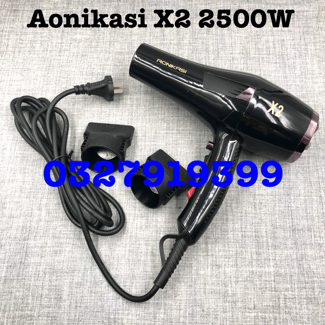 Máy sấy tóc 2 chiều nóng lạnh x2 2500w