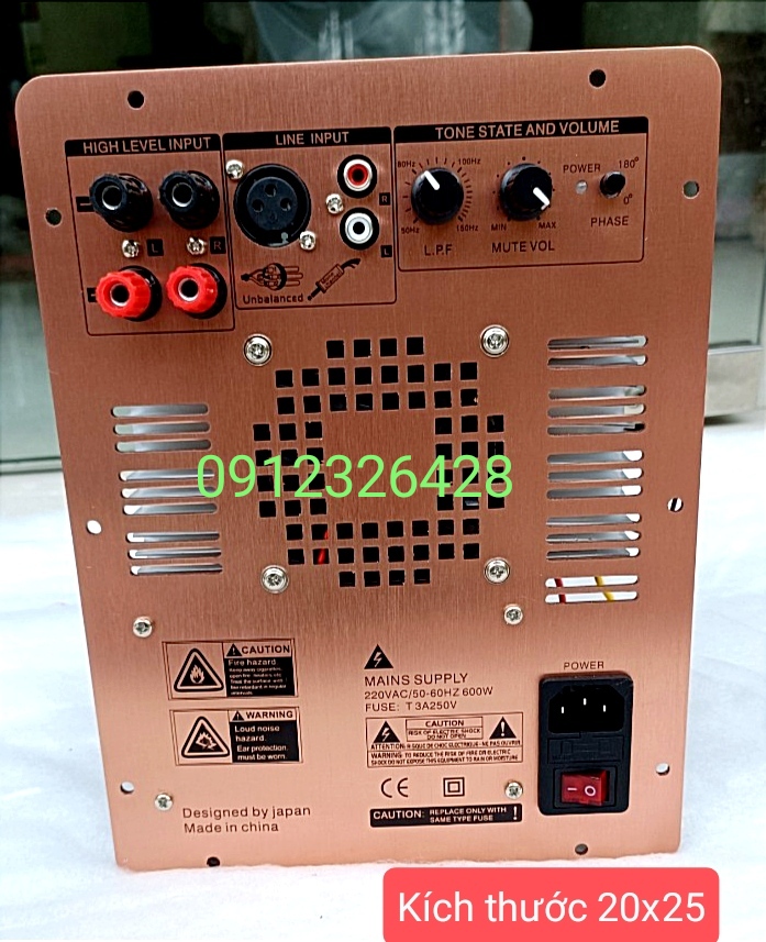 MẠCH SUB ĐIỆN 4 SÒ TO SHI BA CÓ QUẠT TẢN NHIỆT - MẠCH SUP CÔNG SUẤT LỚN - MACH4SOQUAT