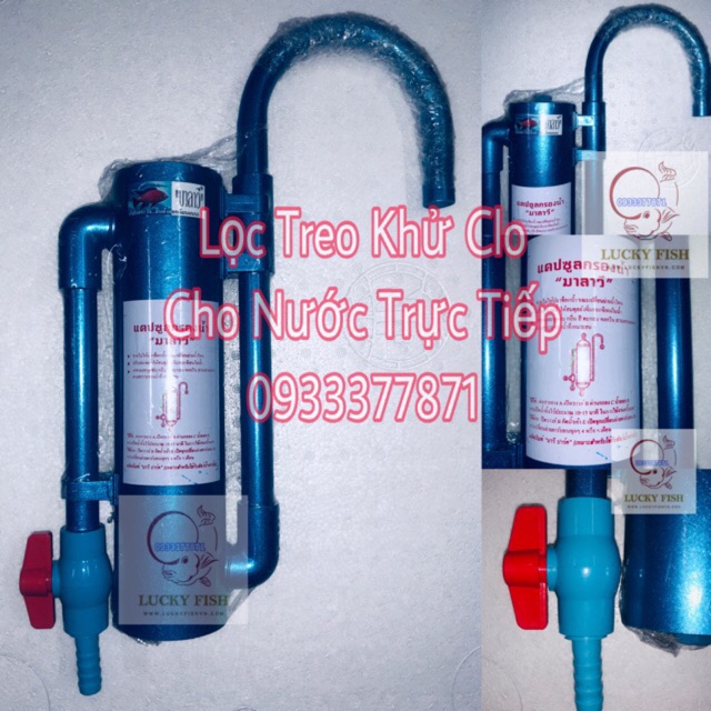 Thiết Bị Lọc Nước Đầu Vào Cây Khử Clo Made In Thailand LỌC NƯỚC cho hồ cá cảnh (Hàng Công Ty)