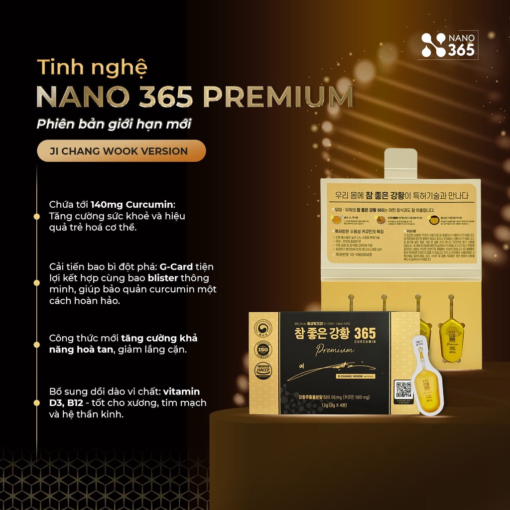 Nghệ nano cucumin 365, thạch nghệ 365 hàn quốc