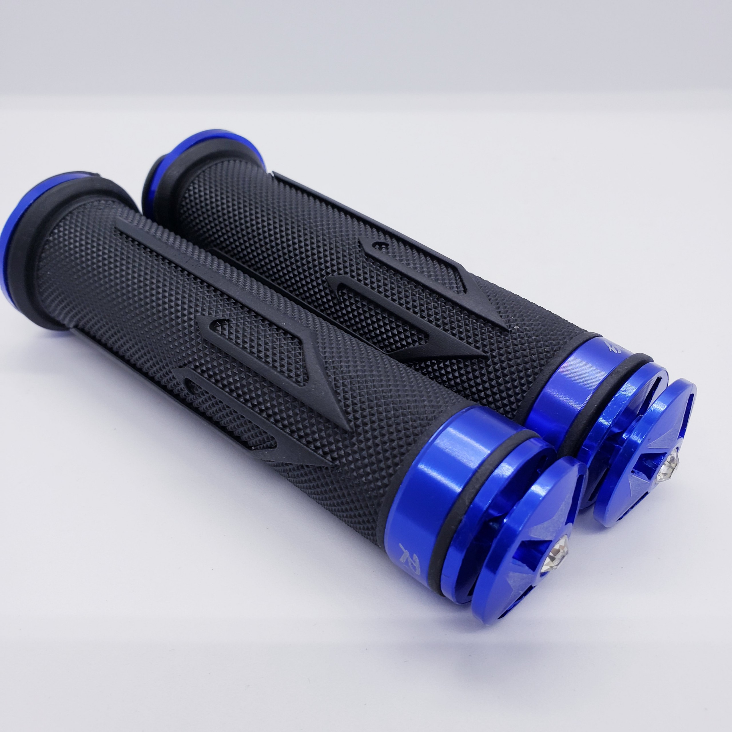 Bao tay, tay cầm có gù racing xe wave, sirius, exciter, winner... phụ kiện xe máy cao cấp (màu xanh)