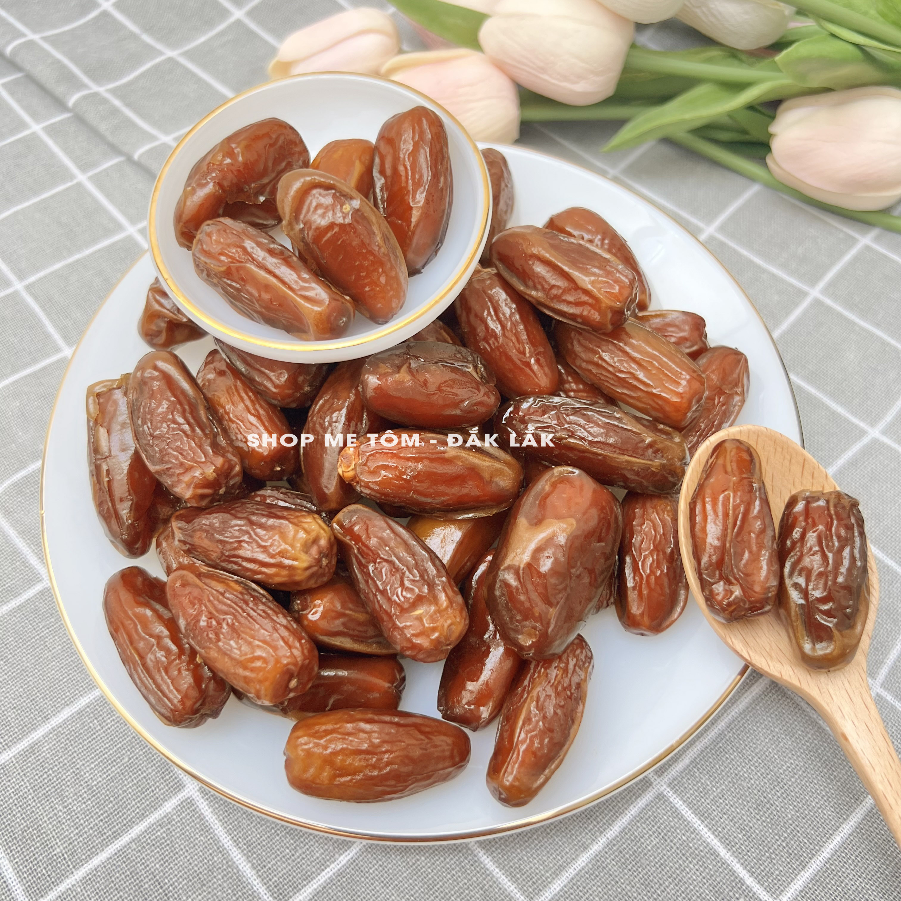 Chà là sấy dẻo ai cập tạo ngọt sữa hạt hoặc ăn liền