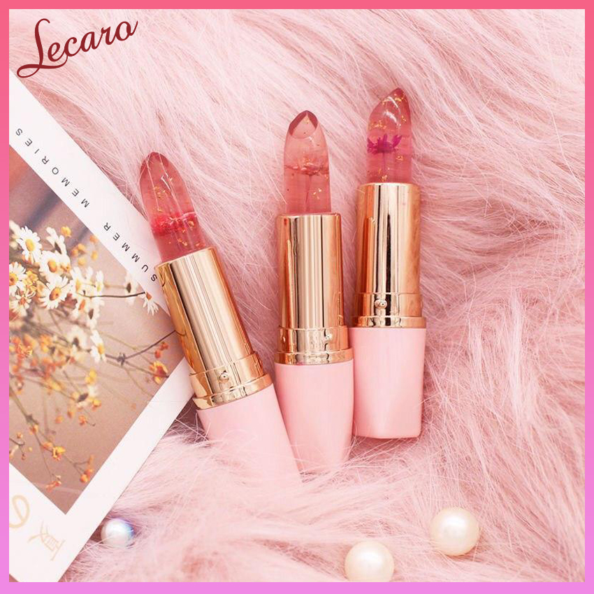 [HCM][HOT 2021] Son Dưỡng Môi Thạch Ướp Hoa Dưỡng Ẩm Đổi Màu Theo Nhiệt Độ Son Dưỡng Môi Giá Rẻ Đẹp Kết Hợp Son Background Son 3ce Son Blackrouge Ver 7 Son Merzy Son Romand Son BBIA Lên Màu Theo Nhiệt ĐộSon Lì Lecaro