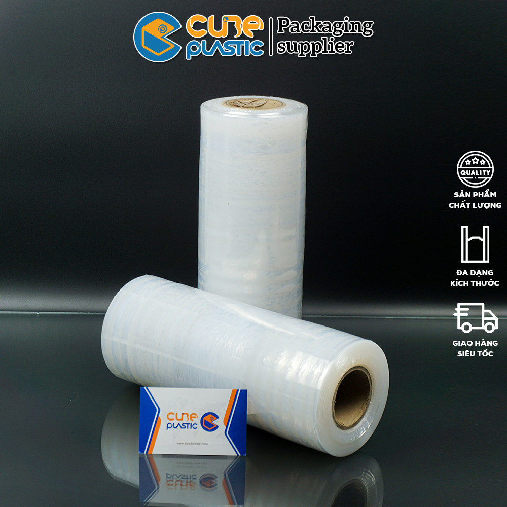 Màng pe cao cấp lõi giấy mỏng - pe stretch film - pe zin 100 %