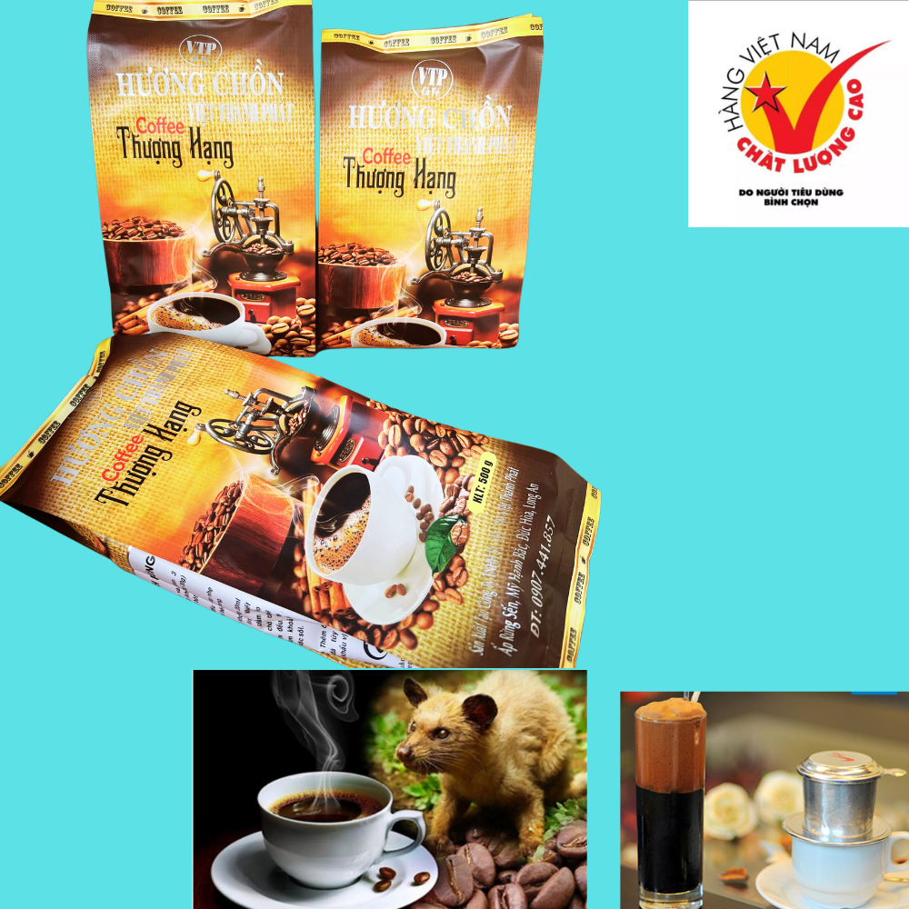 500g cà phê hương chồn - Việt Thành Phát thượng hạng thơm ngon pha phin số 1