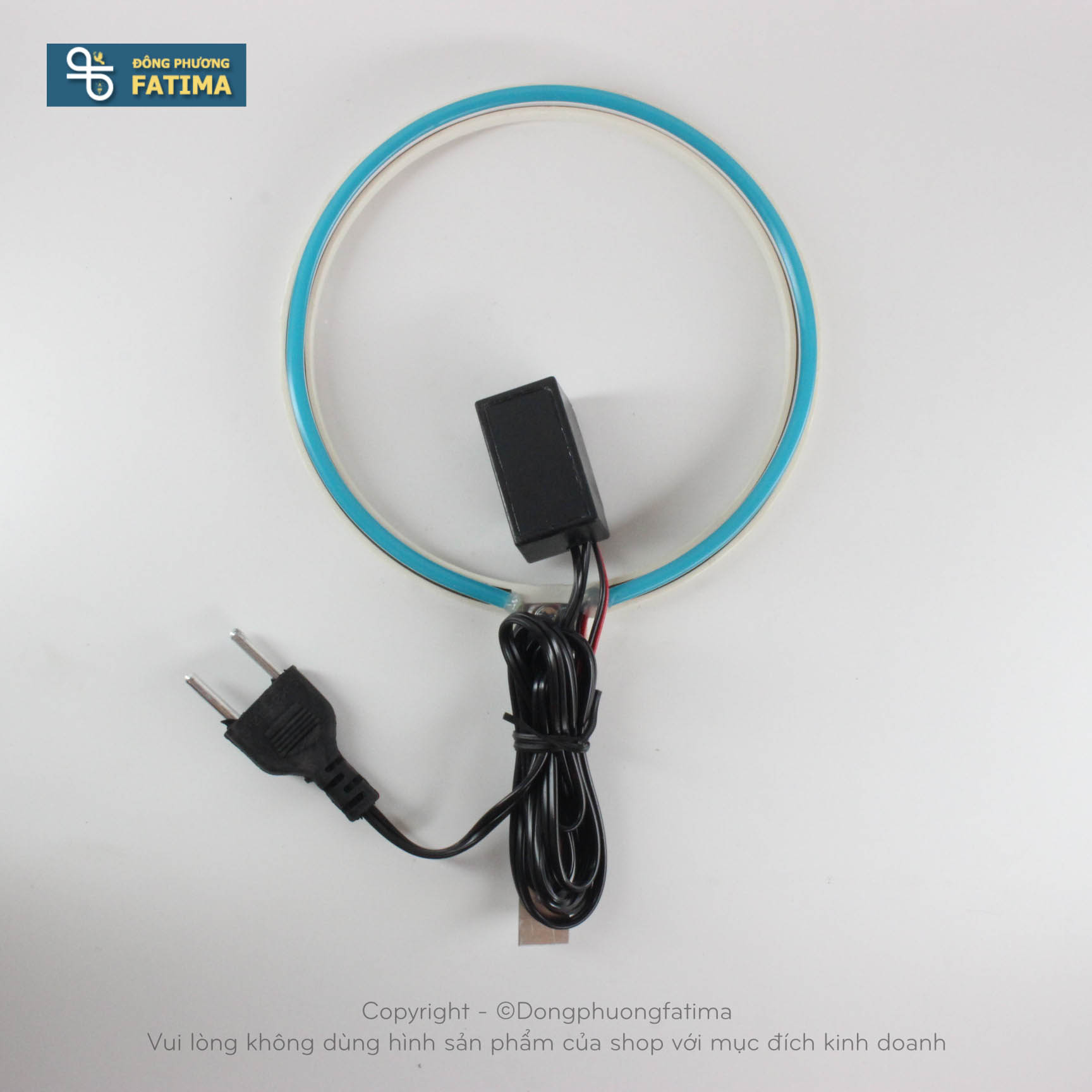 Hào Quang Gắn Tượng Led Neon 16cm ( Gồm Cả Nguồn)