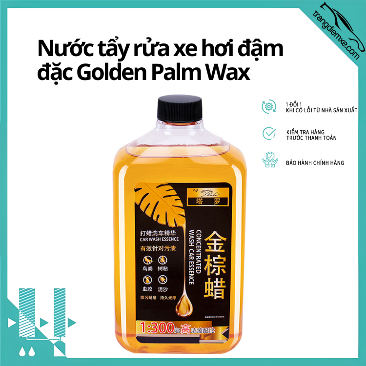 Nước tẩy rửa xe hơi đậm đặc 1000ML - Dung dịch rửa xe khử nhiễm mạnh lớp tráng men