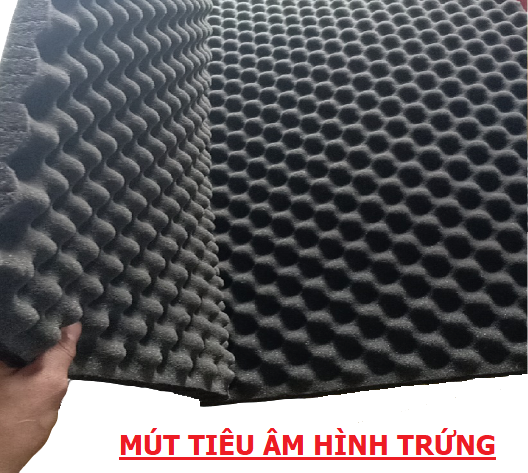 2 TẤM MÚT TIÊU ÂM CÁCH ÂM HÌNH TRỨNG NHIỀU MÀU - Kích Thước 1M6 X1M.Dày 3cm. Được chọn màu