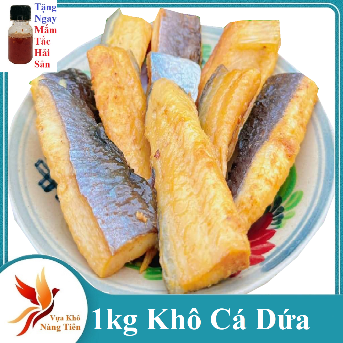 Khô Cá Dứa Đã Bỏ Xương Đầu Và Toàn Bộ Xương Khác Thịt Dày Vị Ngon Thiên Nhiên-(Tặng Kèm Sốt Mắm Tắc ) VỰA KHÔ NÀNG TIÊN