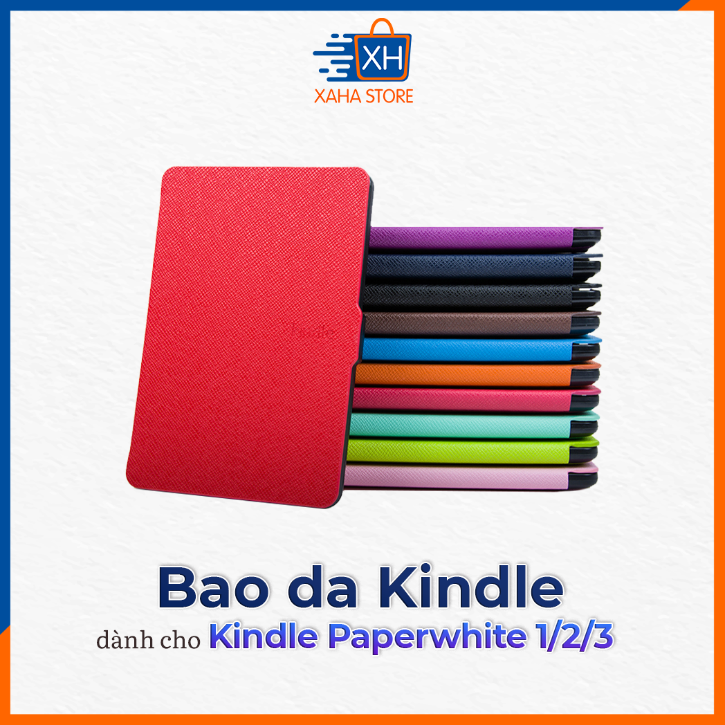 [Hoàn Tiền MAX] Bao da bảo vệ dành cho máy đọc sách Amazon 6 inch Kindle Paperwhite 3/2/1 (leather cover for Amazon Kindle Paperwhite 1/2/3)