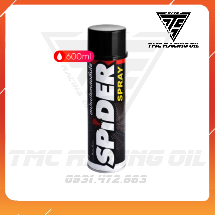 Xịt sên Spider Spray 600ml bôi trơn/ bảo vệ nhông xích
