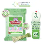 Khăn Giấy Ướt Bobby Antimos Xua Đuổi Muỗi Cho Bé Từ 6 Tháng Tuổi - 20 Miếng