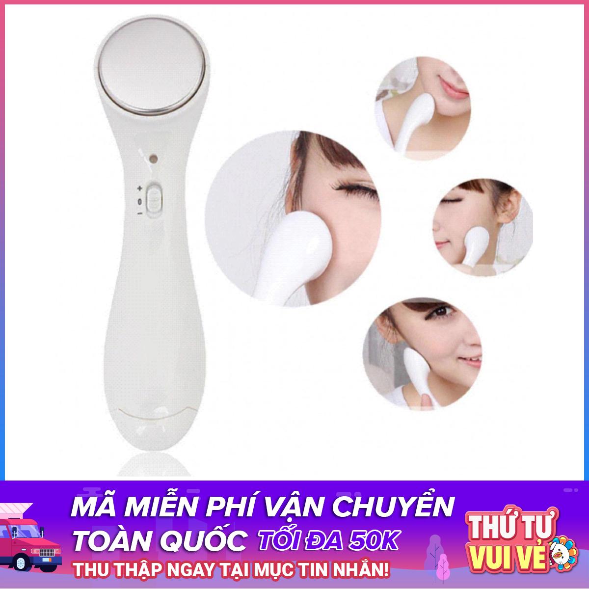 [HCM]Máy Massage Ion Mặt là gìMáy Massage Ion Chăm Sóc Da Rửa Mặt Và Mát XaMáy massage mặt ion 2 chế độ giúp thải độc tốMáy massage mặt ion cầm tay 2 chế độ.BH 12th 1 đổi 1