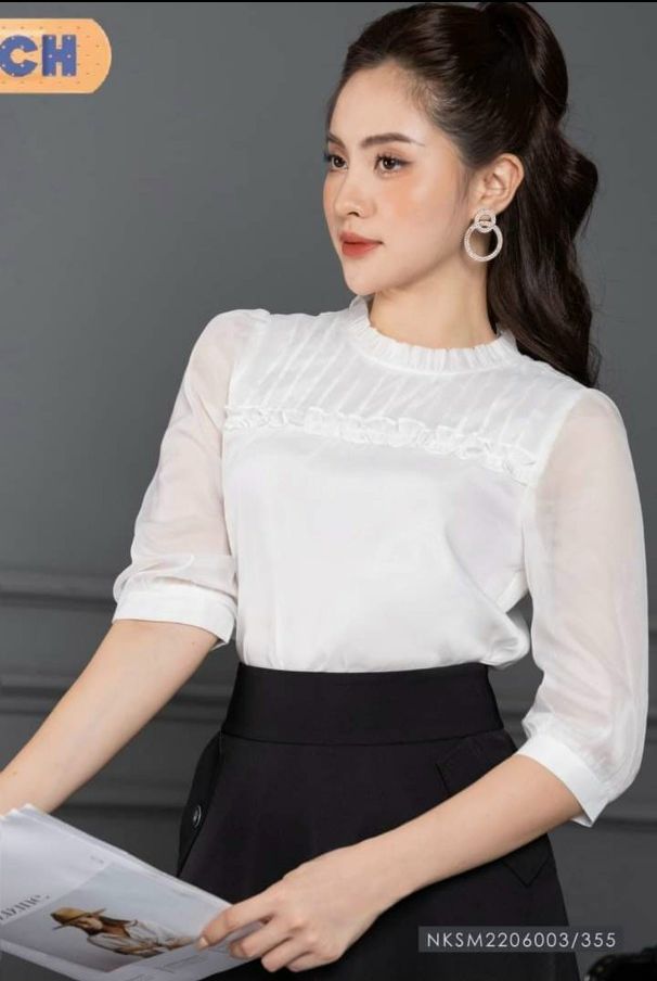 Áo công sở mẩu mới dành cho nữ a0045