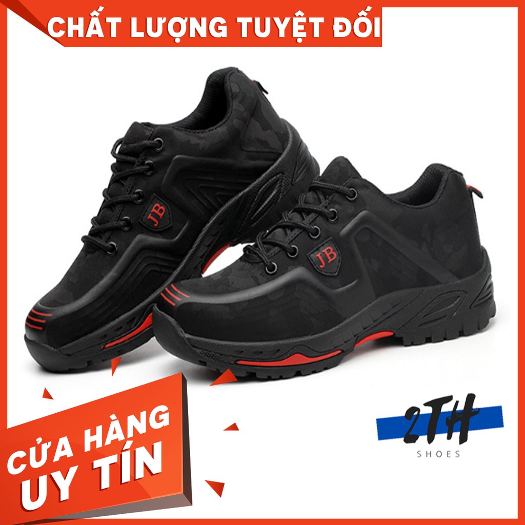 Giày bảo hộ lao động thời trang chịu lực cao - đế lót thép siêu bền 2TH-089
