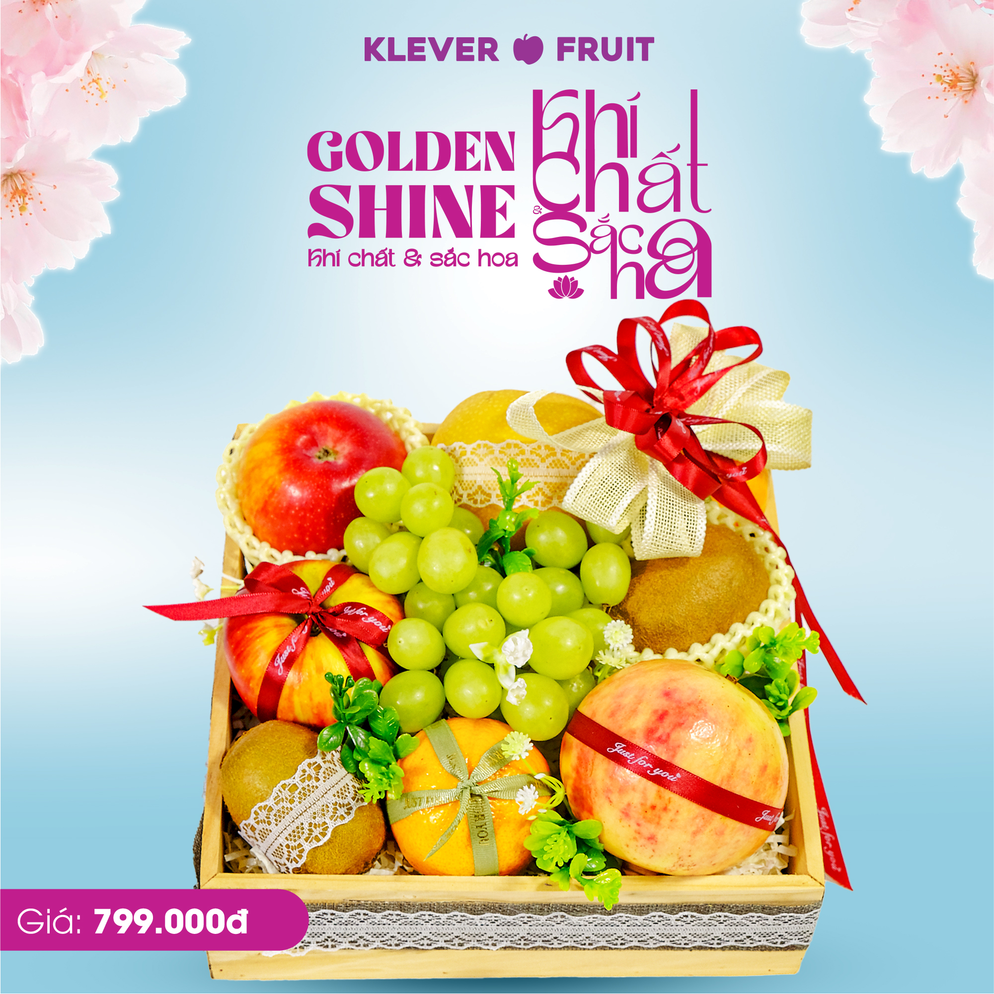 Hộp quà trái cây 20/10 - Hiền Huệ