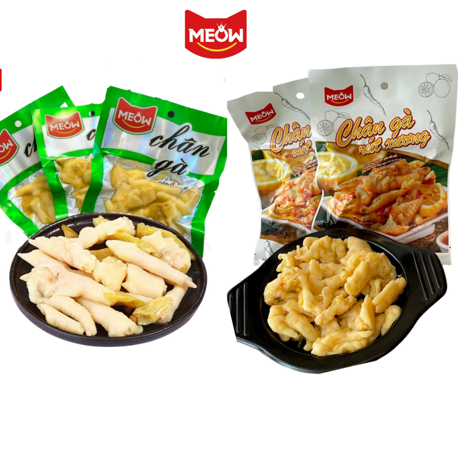 Giảm ngay 30k - khi mua combo 3 gói chân gà chua cay + 3 gói chân gà rút xương