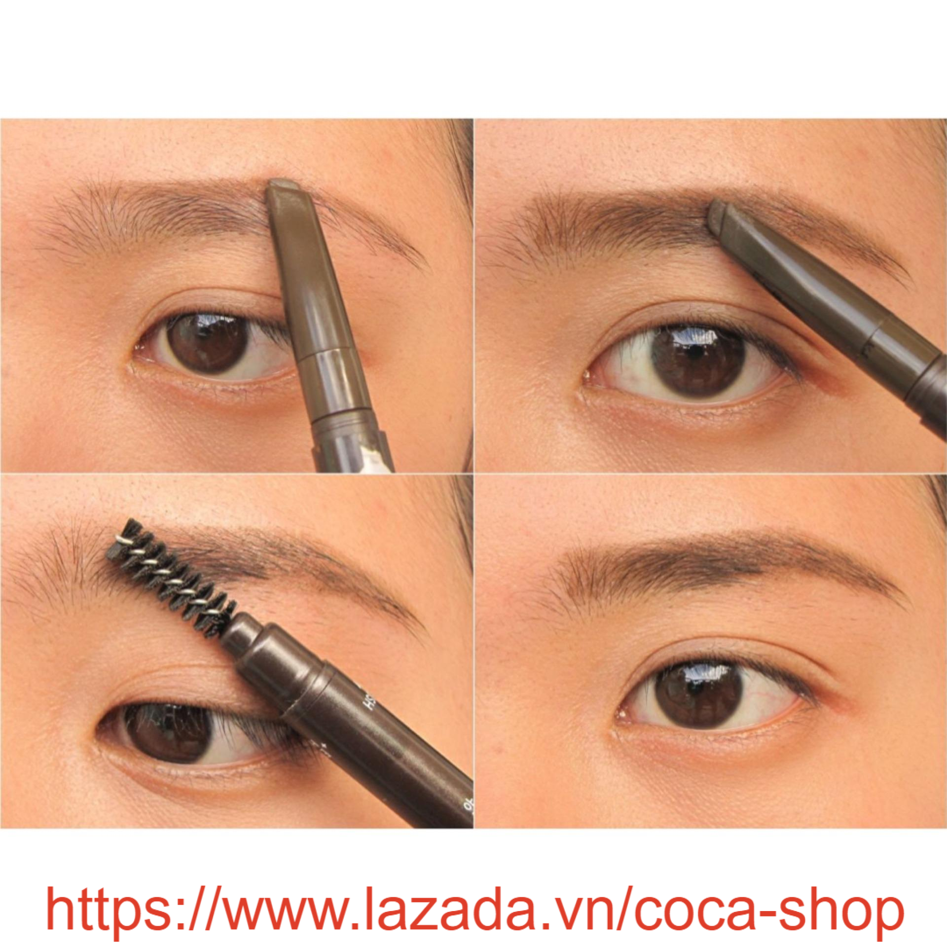 Chì Kẻ Mày The Face Designing Eyebrow Pencil #05 Dark Brown (Nâu  xám)