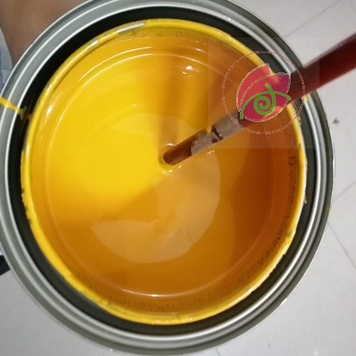 Sơn sắt mạ kẽm Epoxy Dolphin 2k (2 thành phần) màu vàng nghệ 4kg