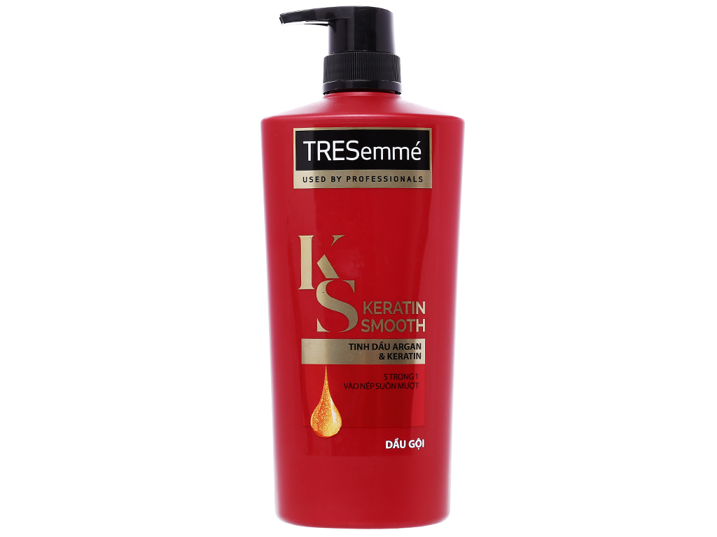 Dầu gội TRESemmé Keratin Smooth tinh dầu Argan 621ml