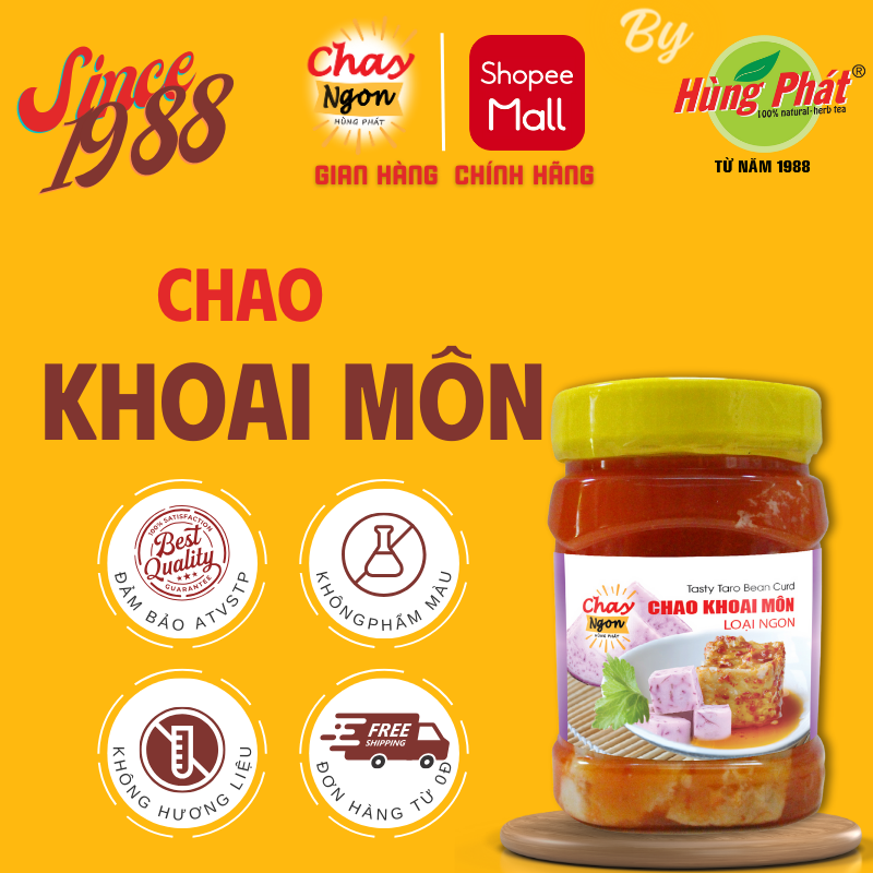 Chao béo cay chay ngon hũ 200g hiệu chay ngon hùng phát - viên chao mềm mại thấm đều gia vị