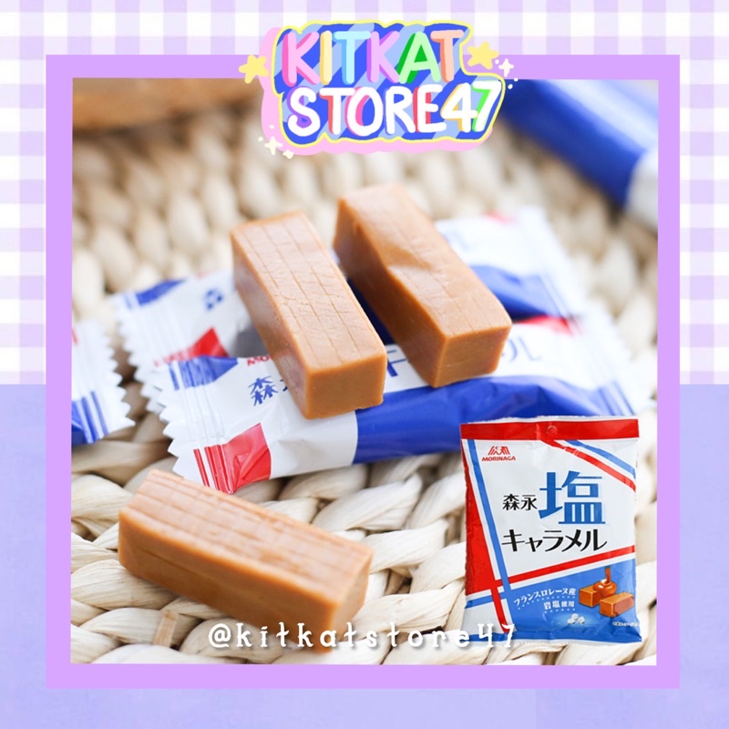 Kẹo mềm vị caramel muối morinaga hàng nội địa nhật bản
