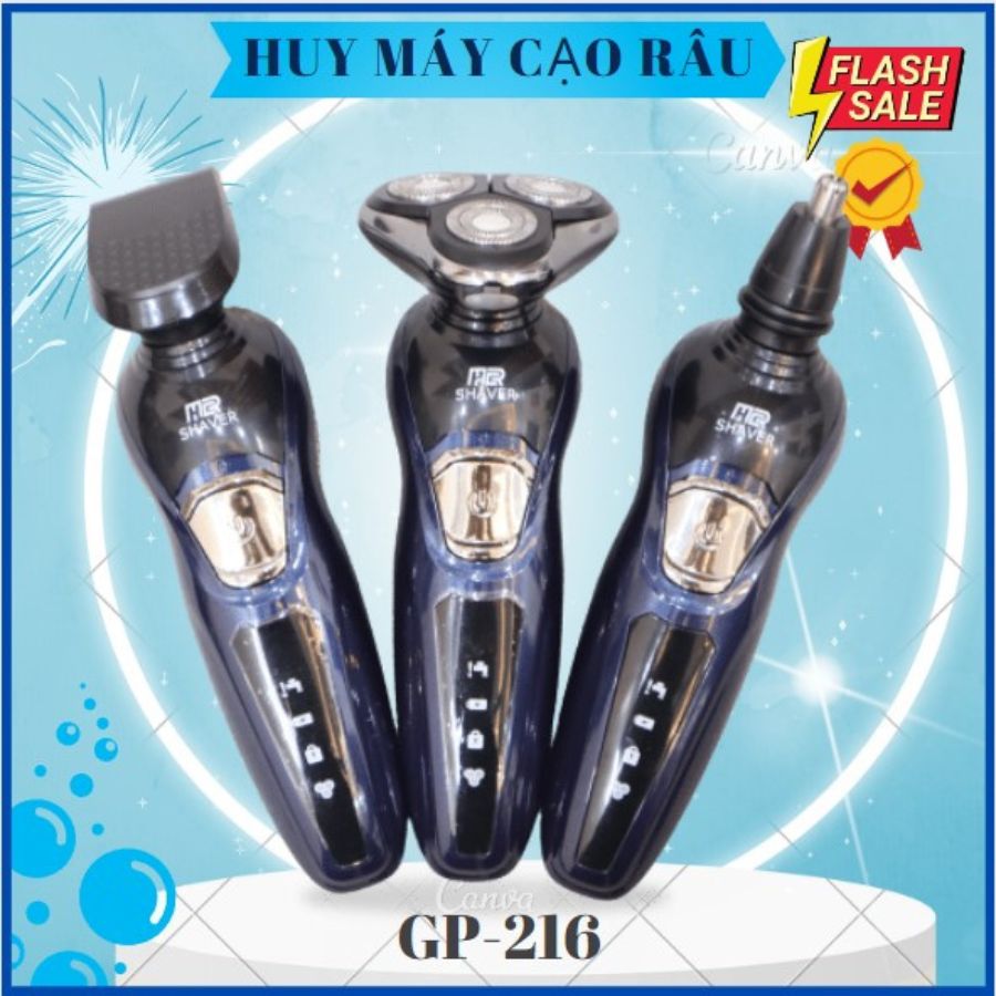 Máy cạo râu đa năng gp216, máy cạo râu 3 trong 1