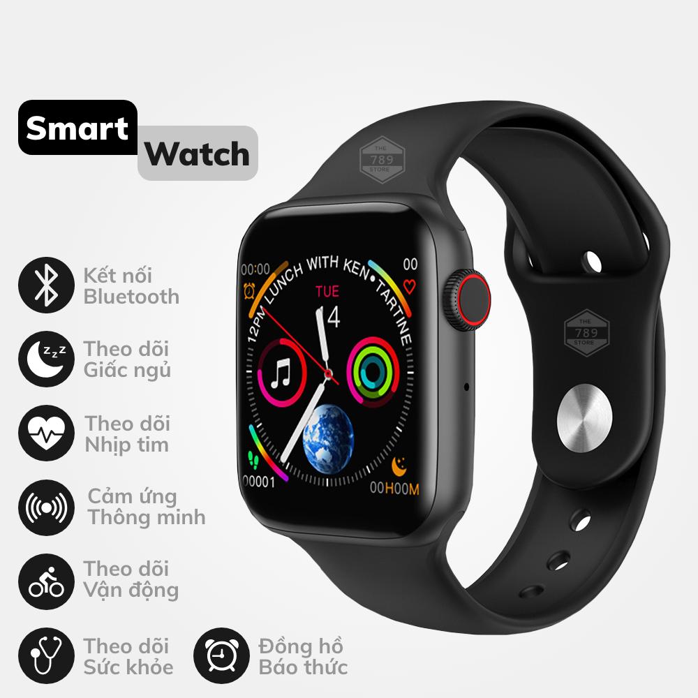 Đồng hồ thông minh - đông hồ w34 hàng chuẩn 1:1 watch seri 4 kết nối bluetooth với điện thoại
