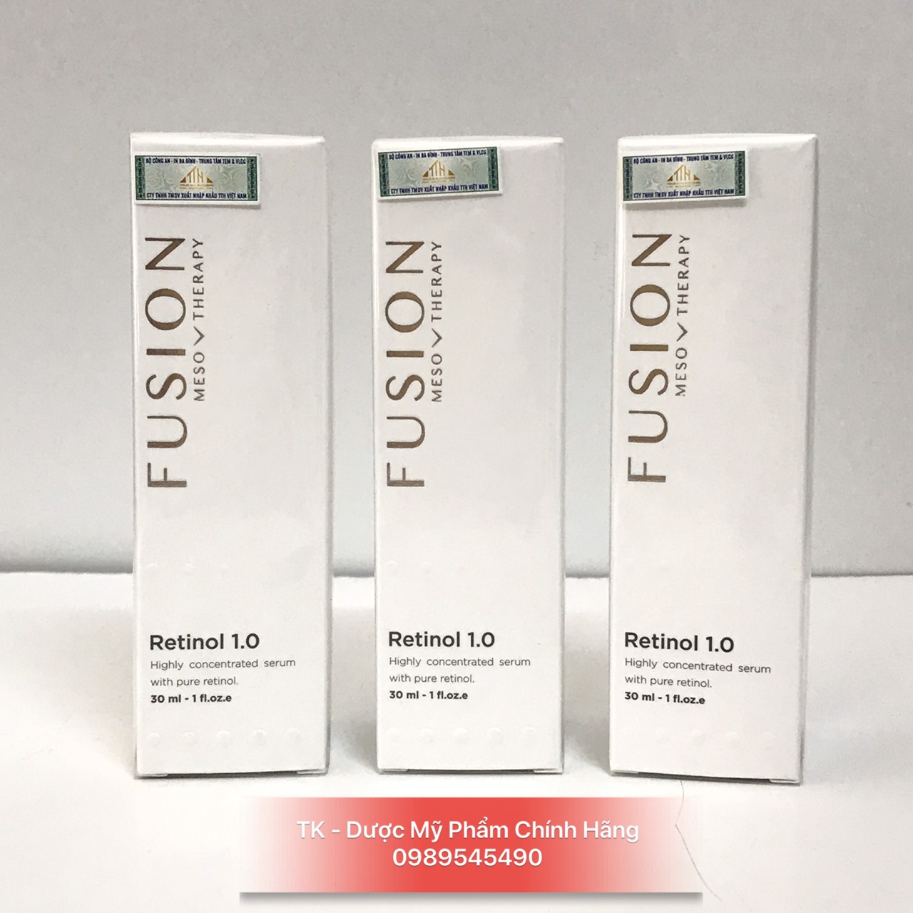 (CHÍNH HÃNG)  Kem Chống Lão Hóa, Nám, Tàn Nhan Fusion Retinol 1.0 Meso Therapy - 30ml