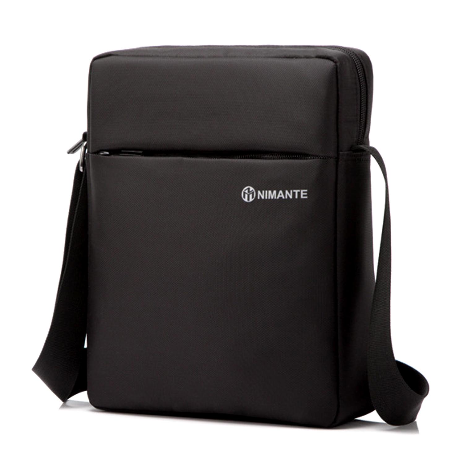 Túi đeo chéo, túi đeo chéo unisex thời trang chống nước cỡ lớn NIMANTE ( 28 x 22 x7 cm -Đựng vừa ipad) Chất vải siêu bền