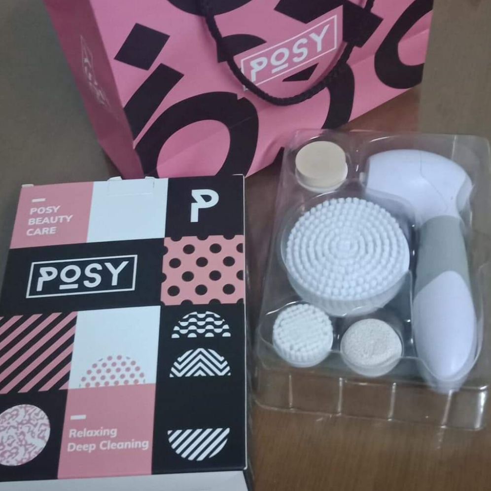 Máy rửa mặt đa năng posy 4 đầu cọ