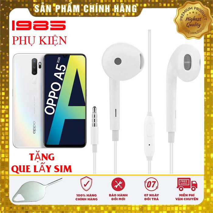 Tai Nghe Cho Oppo A5 2020 Nghe Siêu Hay Chính Hãng