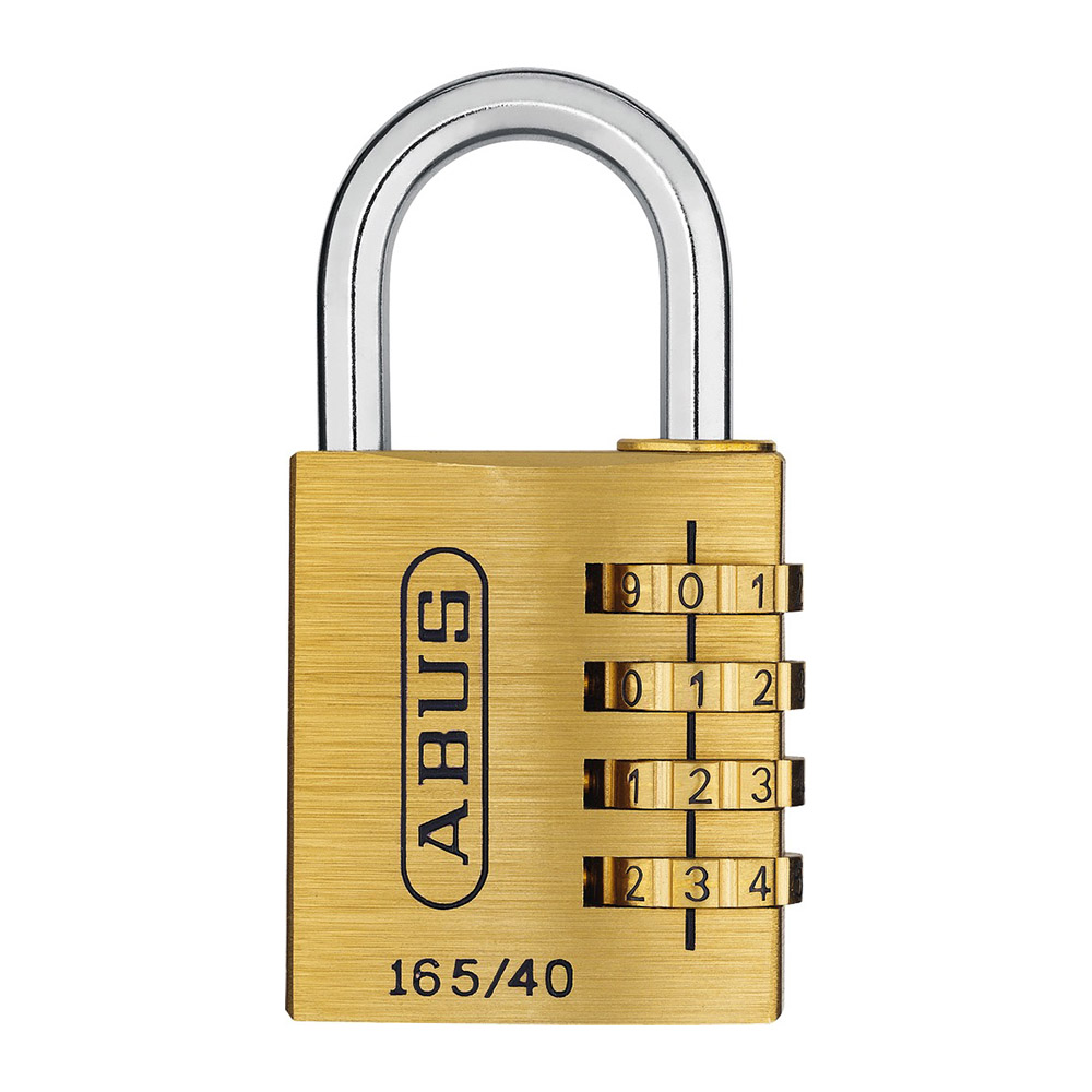 [HCM] Ổ khóa 4 số ABUS 165/40 thân đồng 40mm có thay đổi mật mã - TIEVN
