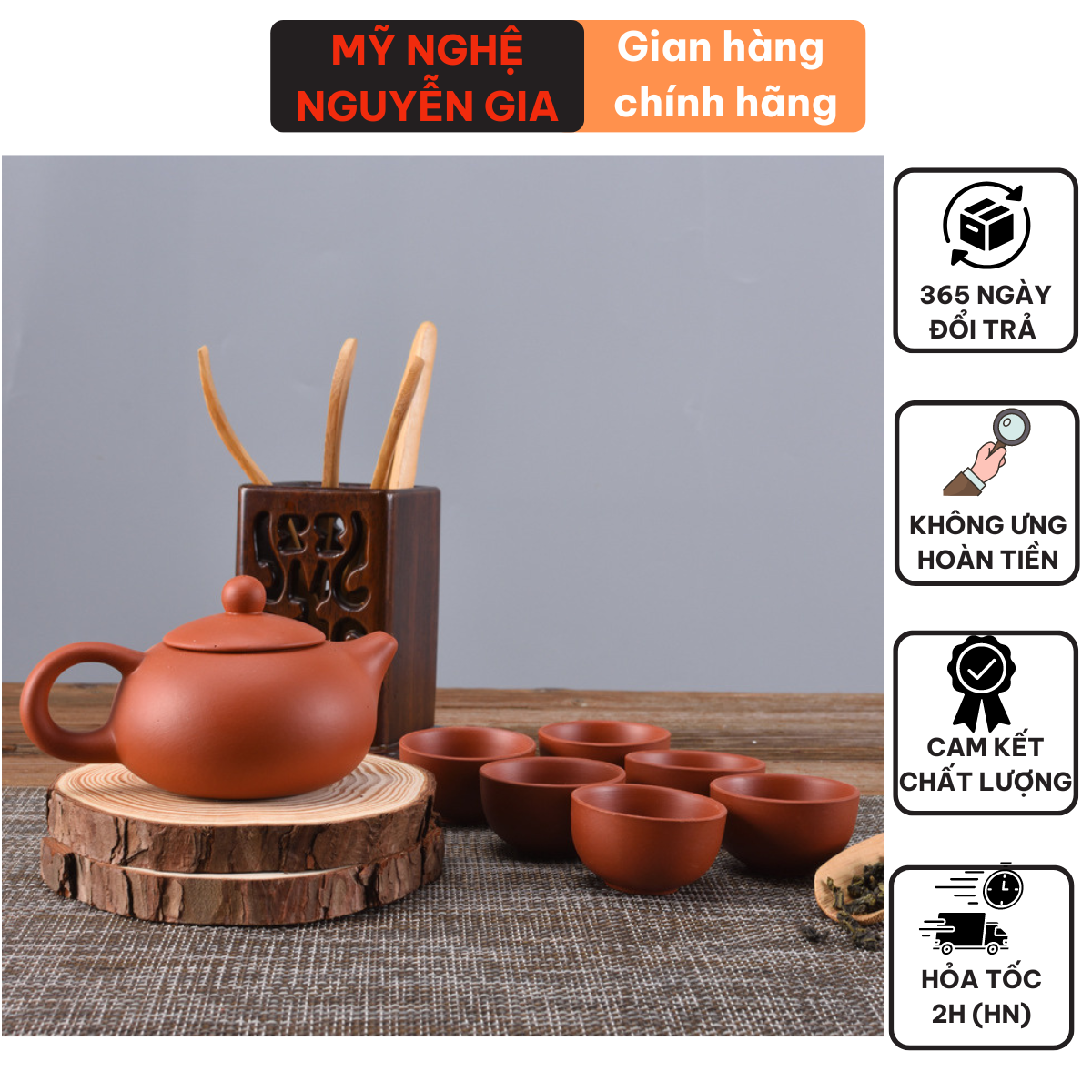 Bộ ấm chén uống trà mini gốm sứ tử sa mẫu Tây Thi