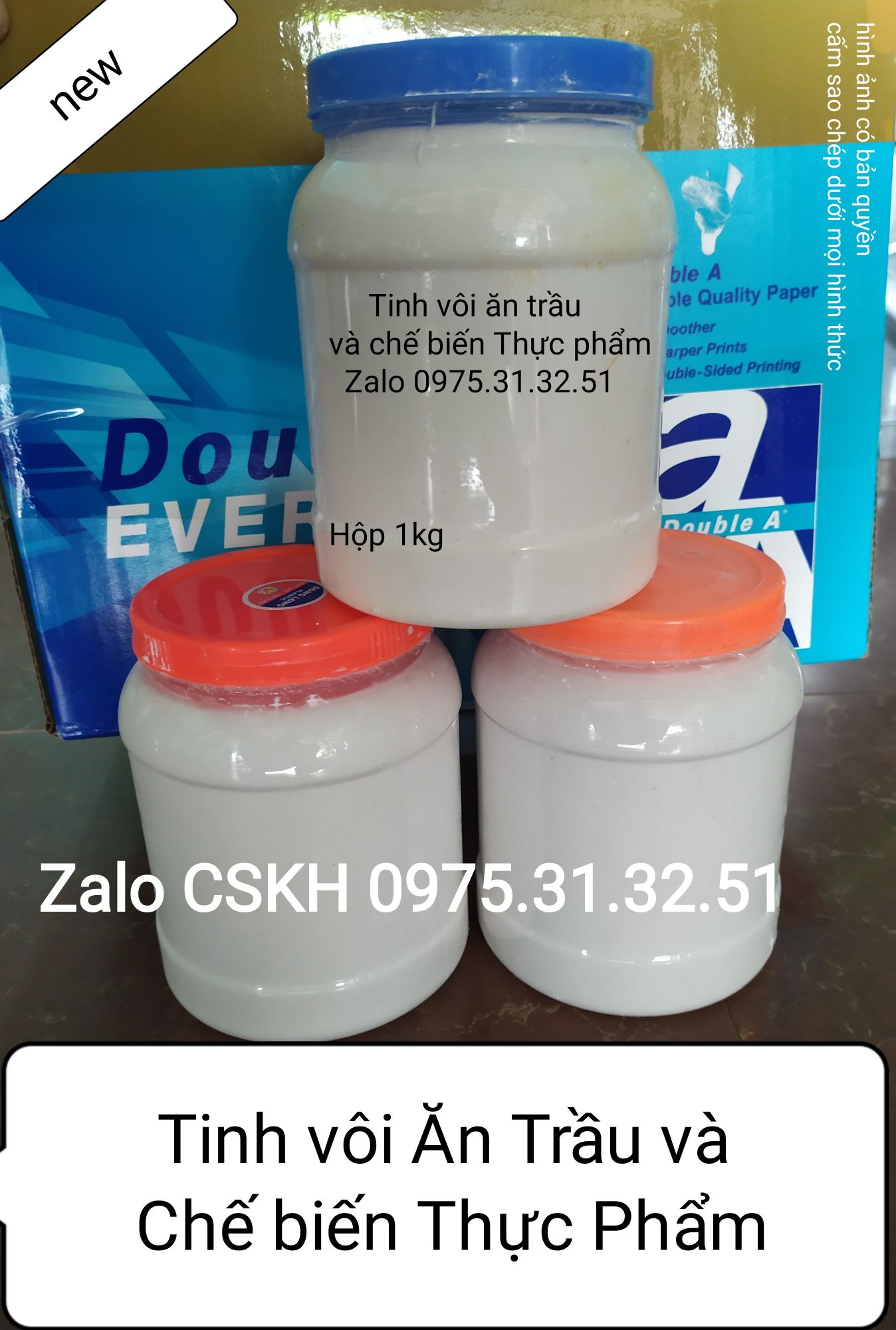 Lọ vôi chế biến thực phẩm làm bánh đúc