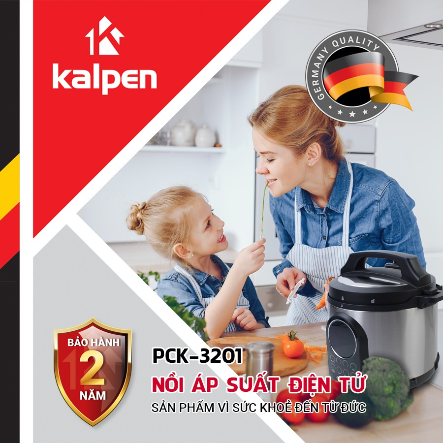 Nồi áp suất điện Kalpen PCK-3201 dung tích 5L - 900W