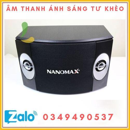 Đôi loa karaoke nanomax s825 - dùng cho karaoke gia đình - quán cafe