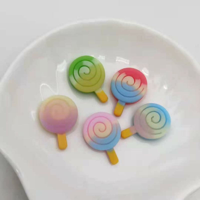 charm kẹo mút 3 màu nguyên liệu trang trí điện thoại thủ công DIY