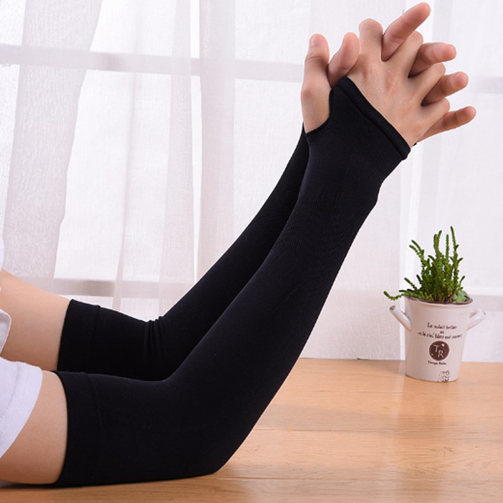 [Xả Kho 1 Ngày] Găng Tay Chống Nắng Xỏ Ngón letslim Hàn Quốc - Bao Tay Đi Phượt Siêu Mát Ống Tay Xỏ Ngón Chống Tia UV Đi Xe Đạp