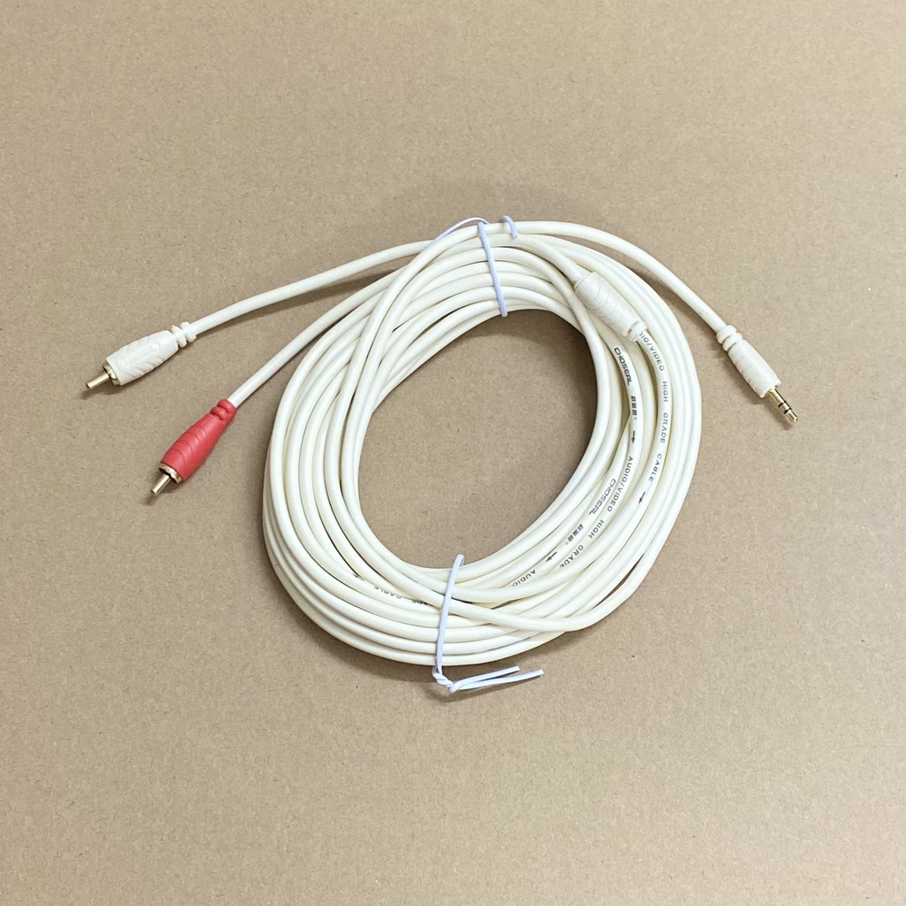 Dây Loa 1 Đầu 3.5 Ra 2 Av Choseal Dài 10M