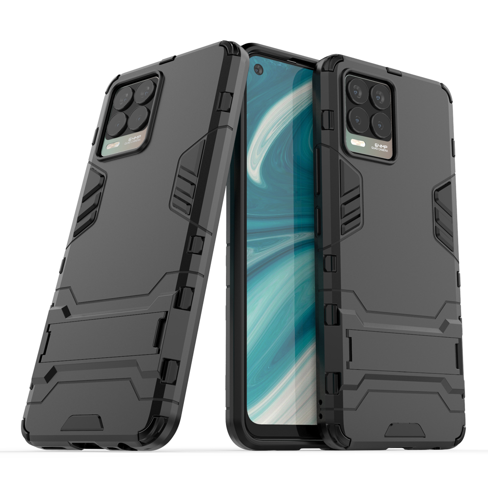 Ốp lưng Realme 8 8 Pro chống sốc iron man bảo vệ viền và camera kèm chống xem video tiện lợi