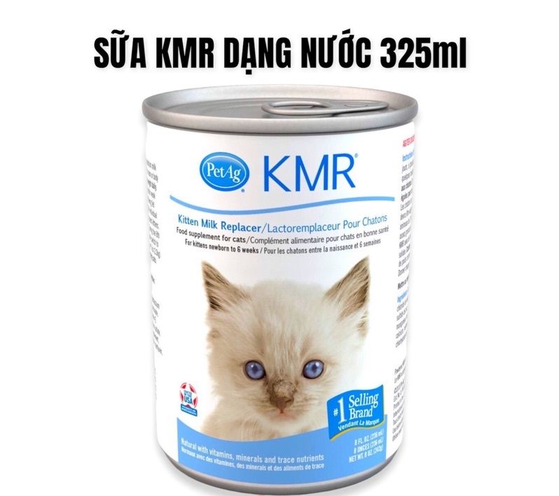 Kmr sữa lon pha sẵn cho mèo 325ml