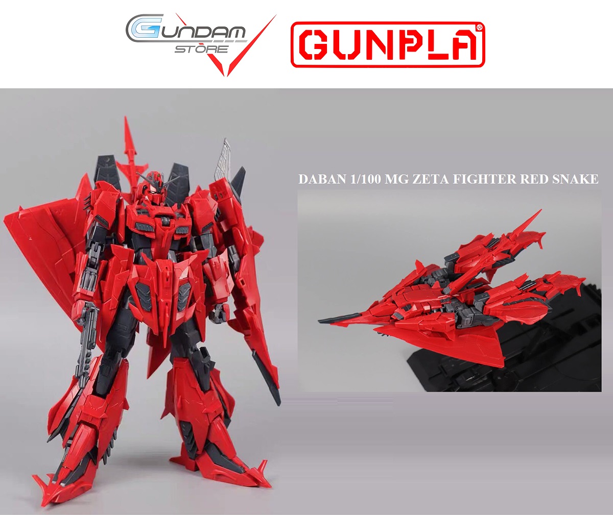 Mô hình gundam mg zeta red snake daban 8824 1/100 master grade đồ chơi lắp ráp anime