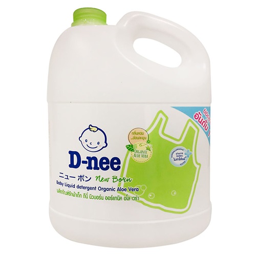 Nước giặt quần áo em bé Dnee organic xanh lá 3L