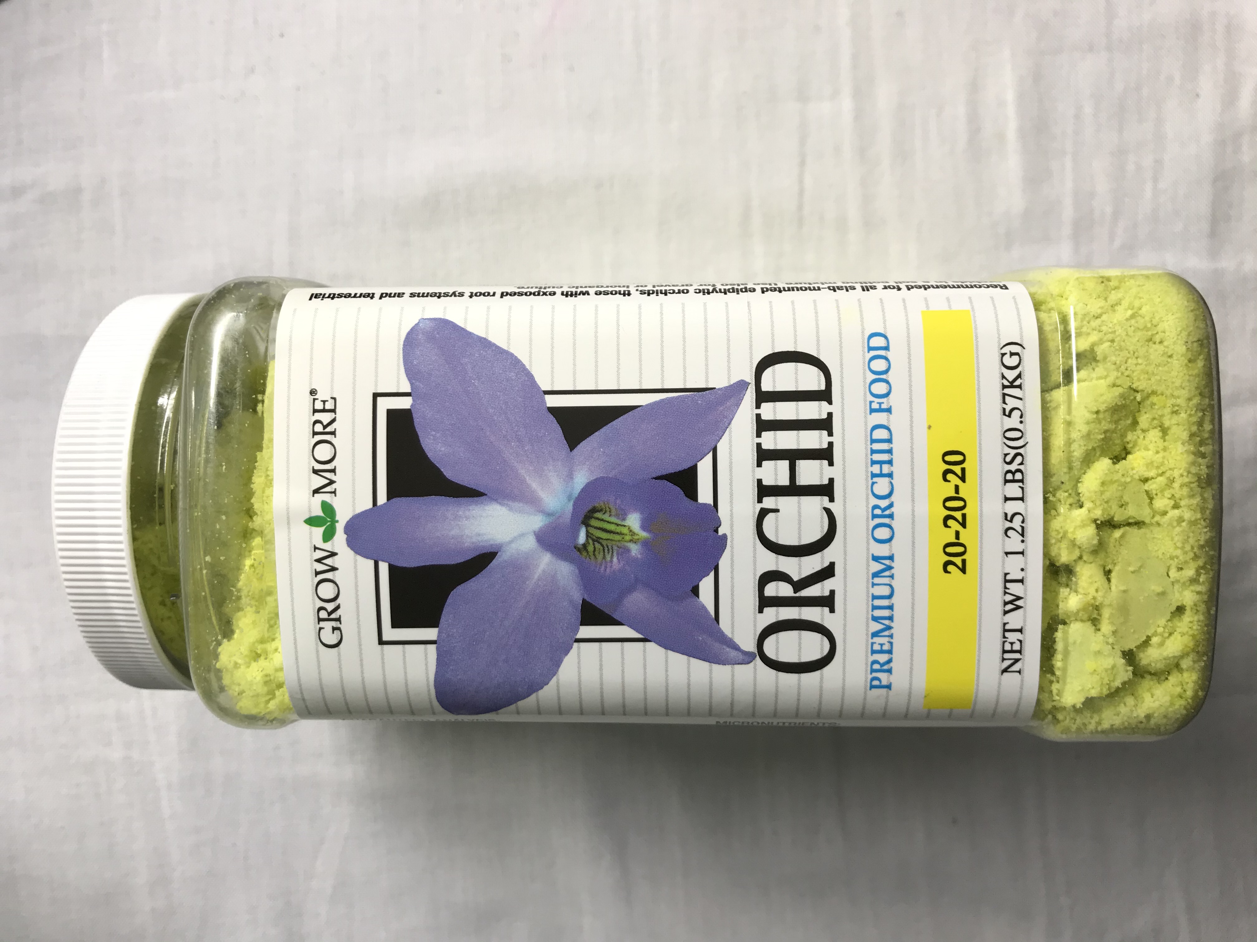 Phân Bón Grow More Nhập Khẩu Mỹ (Hộp 570gram) - Phân Bón Lá NPK 20-20-20 Hoa Lan (Orchid)