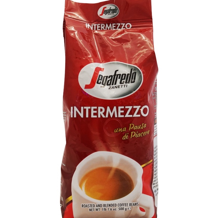 Cà phê hạt roasted and blended coffe bean segafredo zanetti intermezzo espresso casa cafe bean