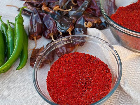 100g ớt bột hàn quốc nong woo - vảy